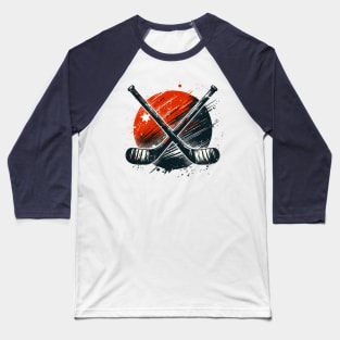 Hockey Lover Baseball T-Shirt